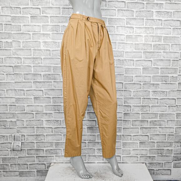 Doen Women's Grover Pant in Fieldstone Beige Pleated front size 4 - Picture 6 of 14
